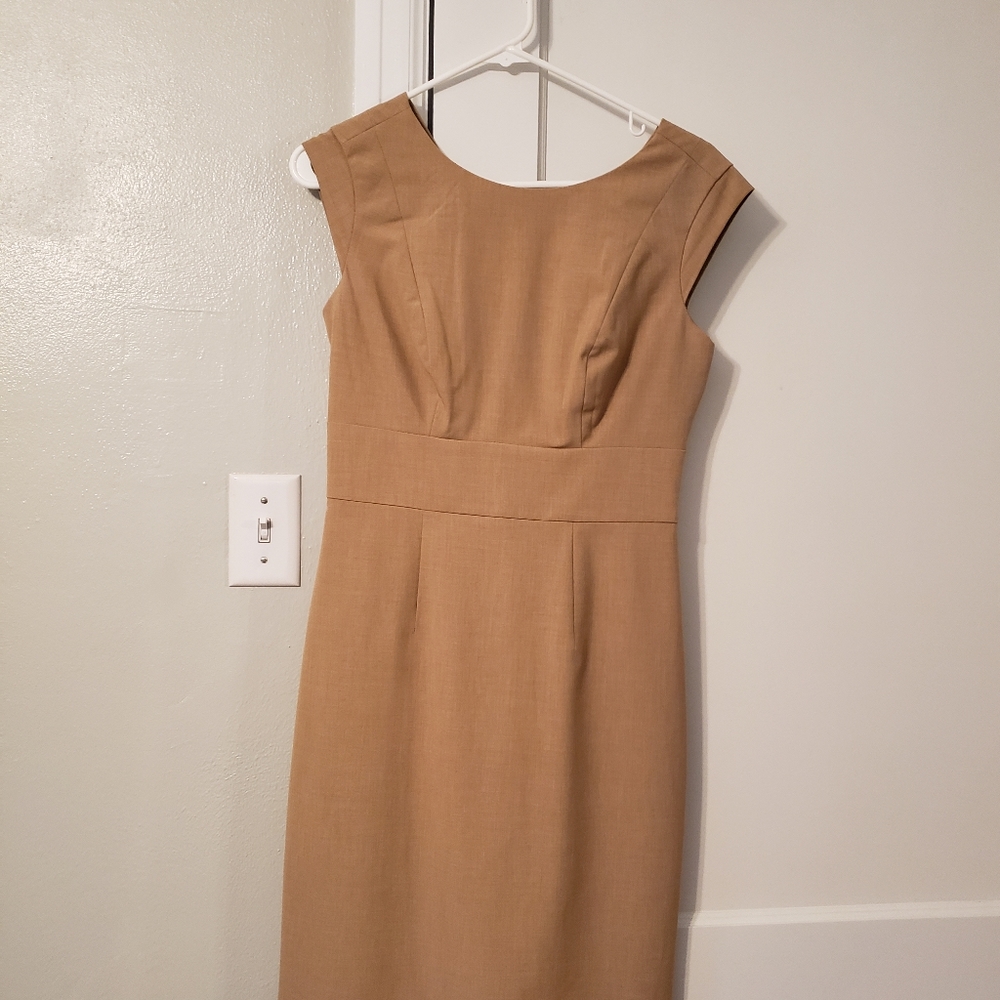 Tan Sleeveless Dress
